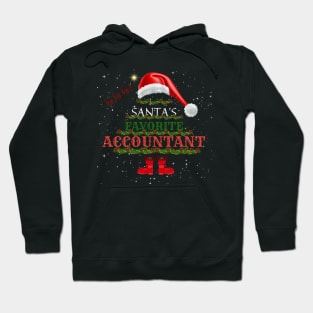 Santa's Favorite Accountant Christmas Hoodie